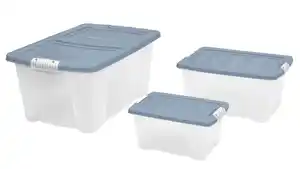 Jumbo Stapel-Deckelbox 3er-Set