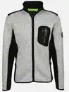 Bild 1 von Herren Strickfleecejacke mit vielen Details Grau