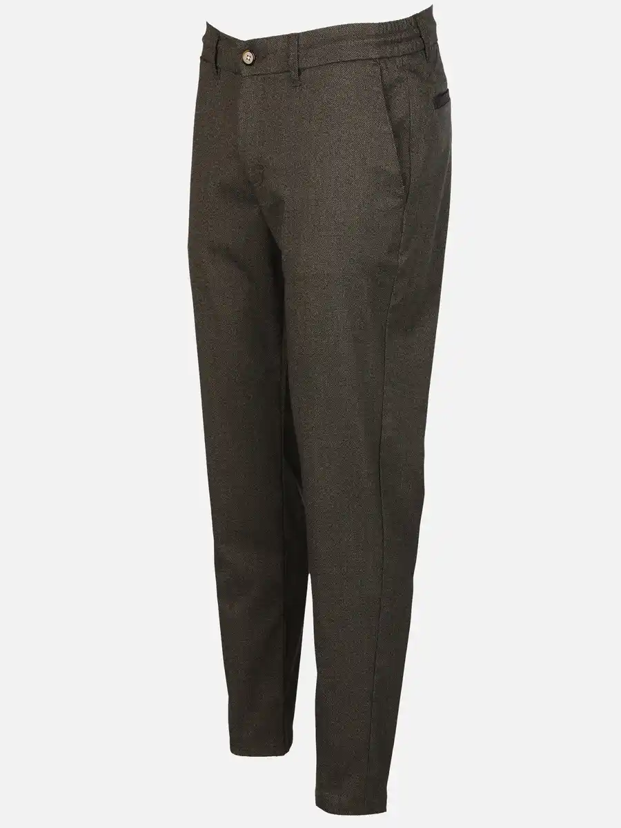 Bild 3 von Herren Jerseyhose, meliert Braun