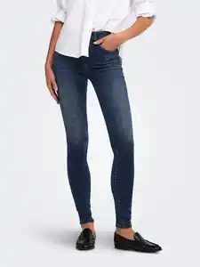 Only ONLPOWER MID SK PUSHU Jeans Schwarz