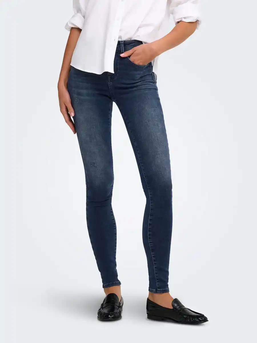 Bild 1 von Only ONLPOWER MID SK PUSHU Jeans Schwarz