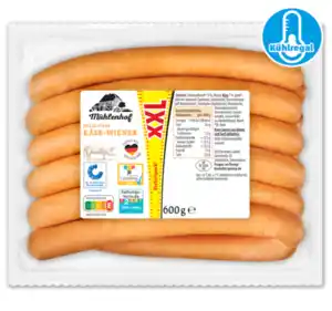 MÜHLENHOF XXL Delikatess Käse-Wiener*
