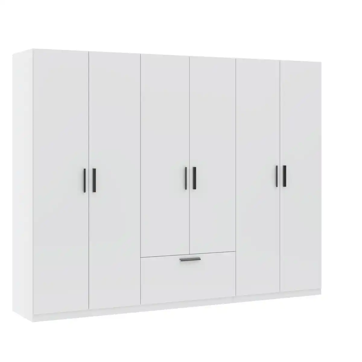 Bild 1 von Drehtürenschrank Milos 6T1S Weiß, Weiß