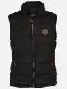 Bild 1 von Herren Steppweste in Velour Optik Schwarz