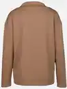 Bild 2 von Damen Sweatshirt mit Strasselementen Braun