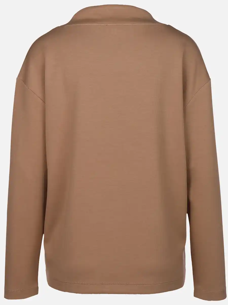 Bild 2 von Damen Sweatshirt mit Strasselementen Braun