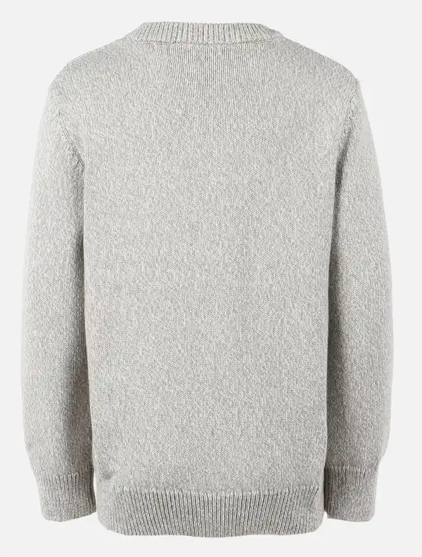 Bild 2 von Kinder Strickpullover mit Waldtier-Motiv Grau