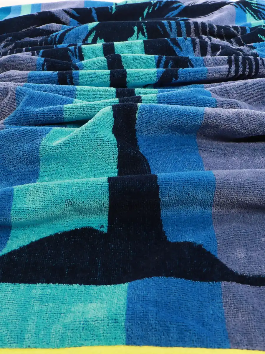 Bild 3 von Strandtuch mit Palmen 86x160cm Blau