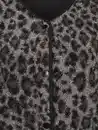 Bild 3 von Damen Teddyfleece Weste mit Leoprint Schwarz