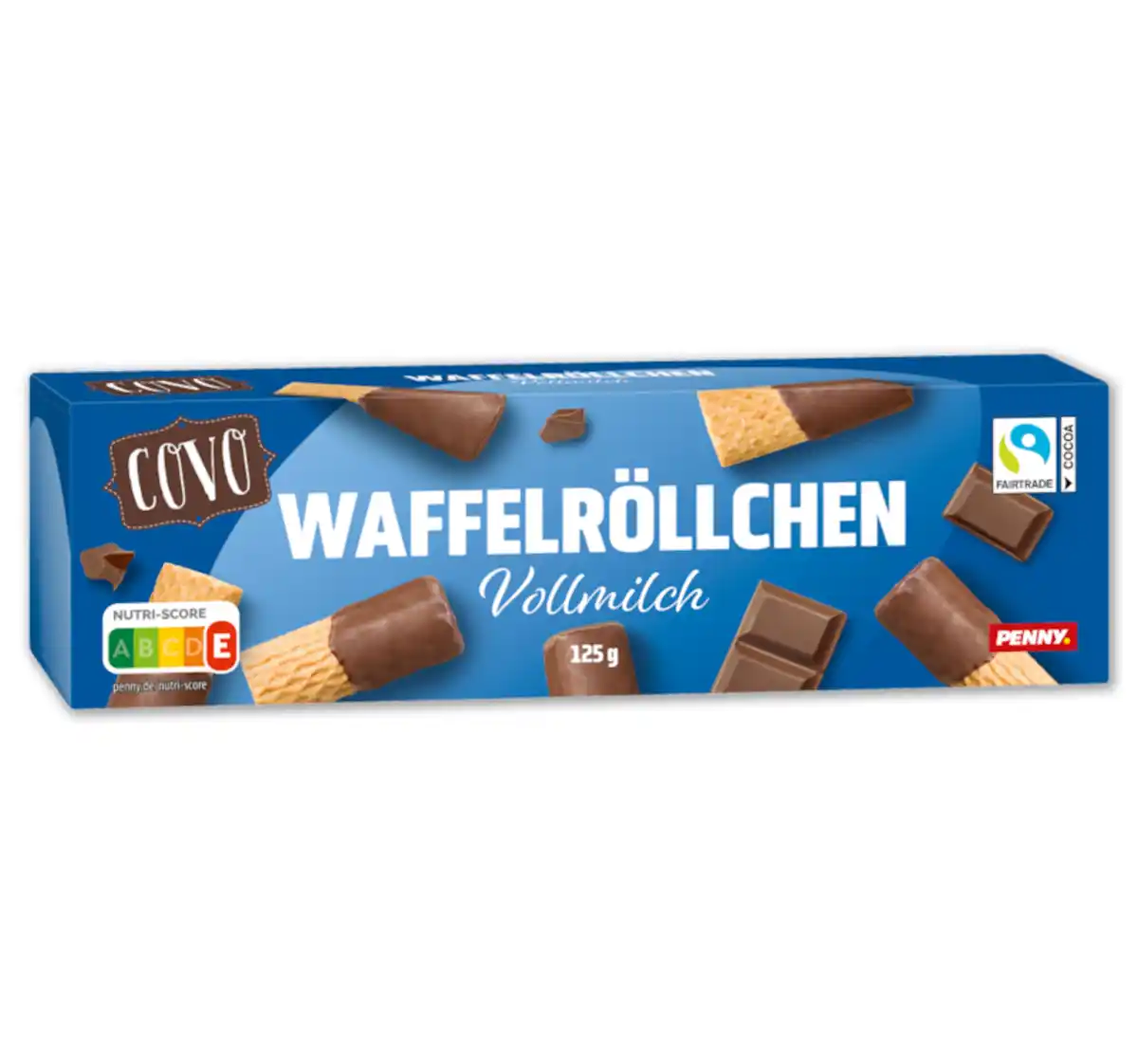 Bild 1 von COVO Schoko Waffelröllchen