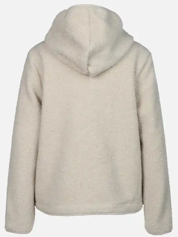 Bild 2 von Damen Teddyfleece-Cardigan mit Kapuze Beige