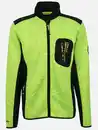 Bild 1 von Herren Strickfleecejacke mit vielen Details Gelb
