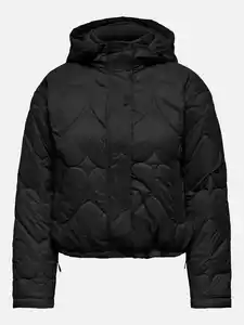 Only ONLTAHIA LW HEART HOO Jacke Schwarz
