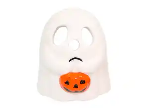 Halloween Teelichthalter Keramik
