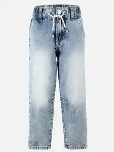 Jungen Jeans mit verstellbarem Taillenbund Blau