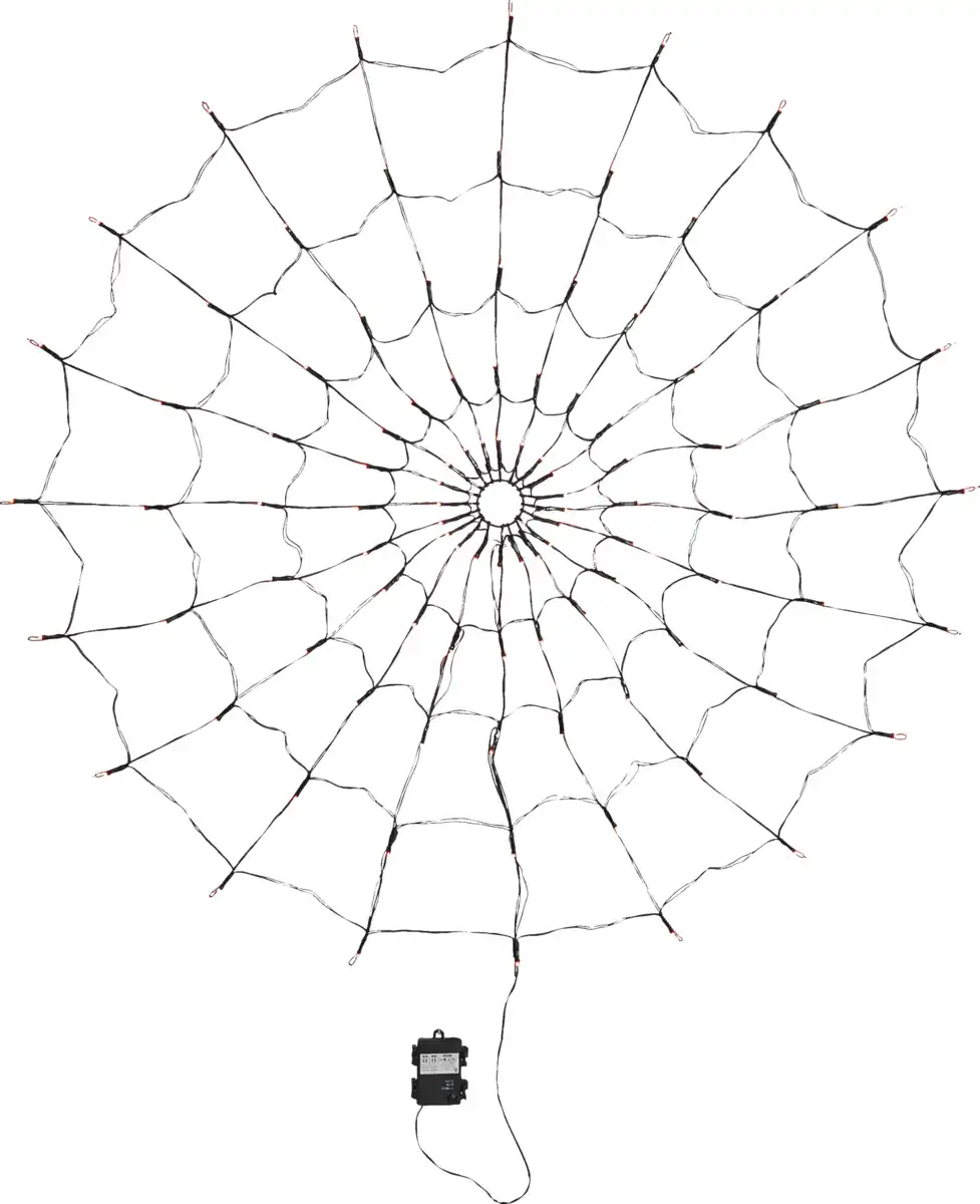 Bild 1 von IDEENWELT LED-Spinnennetz mit 100 Lichtern
