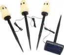Bild 2 von IDEENWELT Solar-Gartenstecker 3er Set