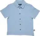 Bild 1 von IDEENWELT Kinder-Musselin-Hemd hellblau Gr. 122/128