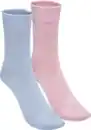 Bild 1 von IDEENWELT 2er Set Glitzersocken hellblau/rosa Gr. 39/42