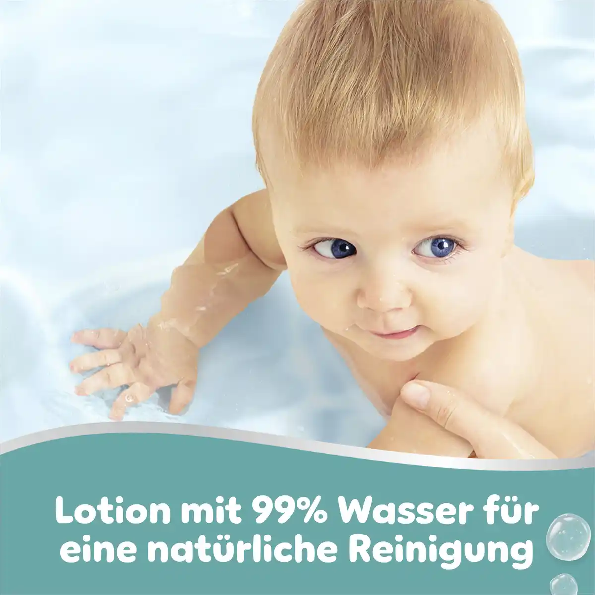 Bild 4 von Pampers Feuchttücher 99% Water (6x60 Stück)