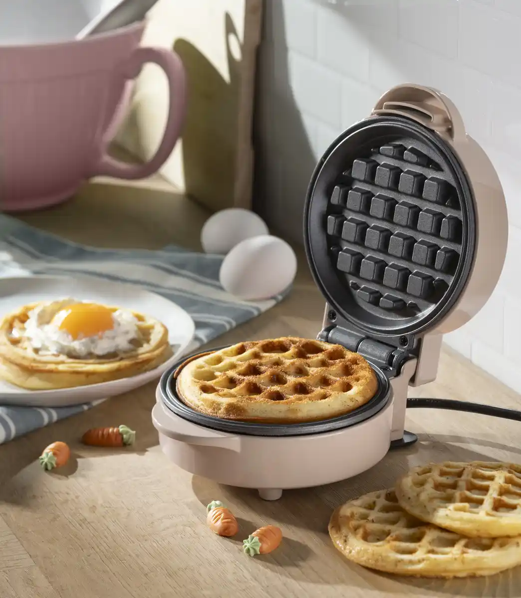 Bild 3 von IDEENWELT Mini-Waffeleisen beige
