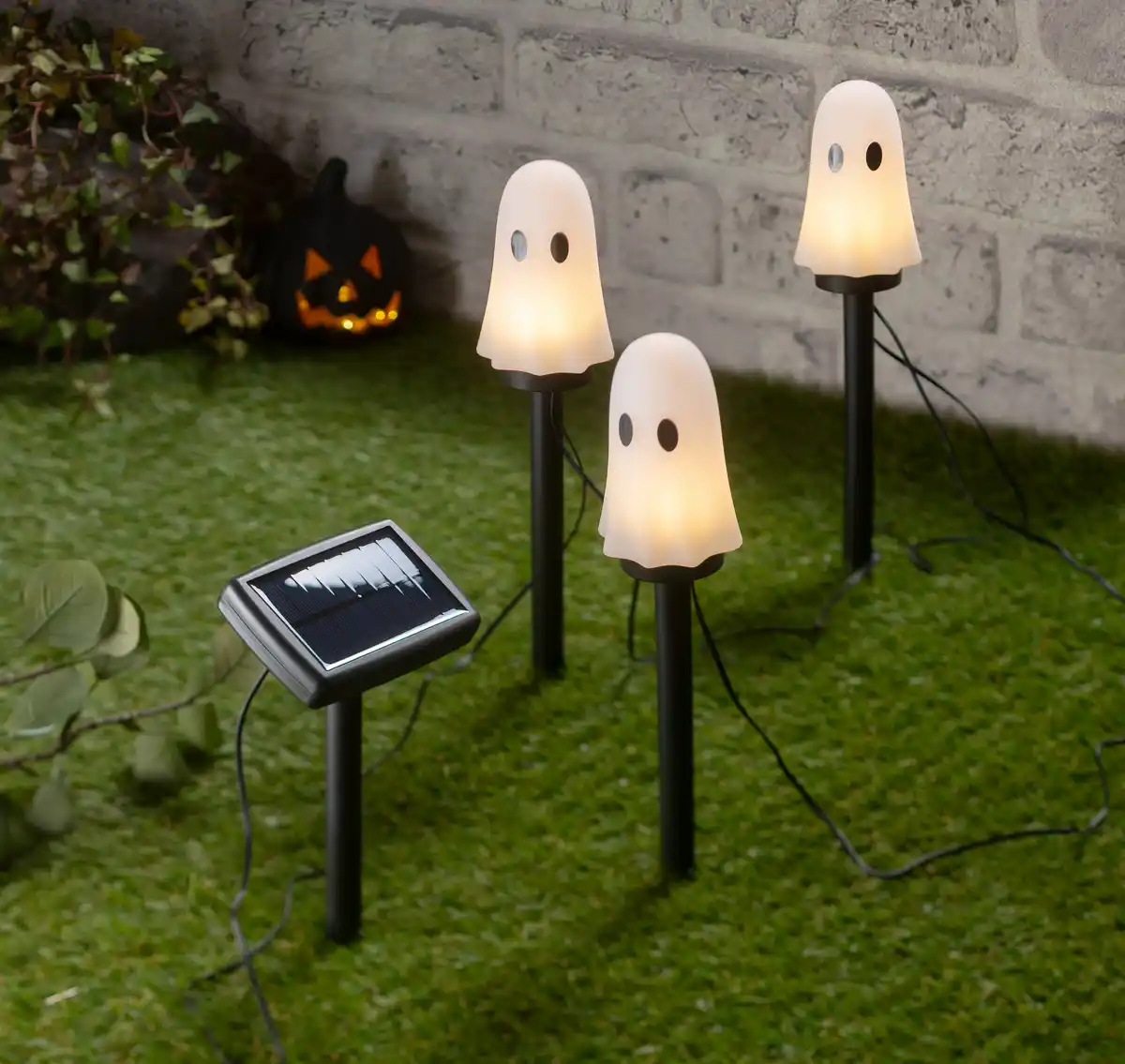 Bild 1 von IDEENWELT Solar-Gartenstecker 3er Set