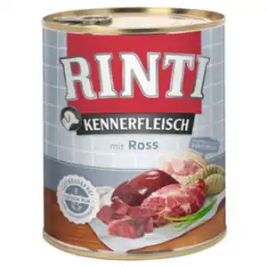 RINTI Hunde-Nassfutter »Kennerfleisch«, Ross, 1 Dose
