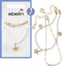 Bild 1 von ebelin Fußketten mit Seestern, Gold-Optik, 2 St