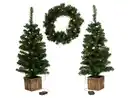 Bild 3 von LIVARNO® LED-Weihnachtsbaum-Adventskranz-Set, 3-tlg.