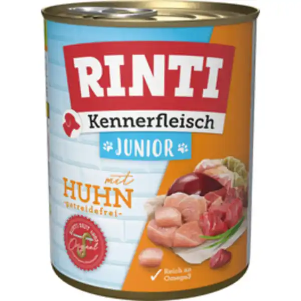 Bild 2 von RINTI Hunde-Nassfutter »Kennerfleisch«, Huhn, 1 Dose