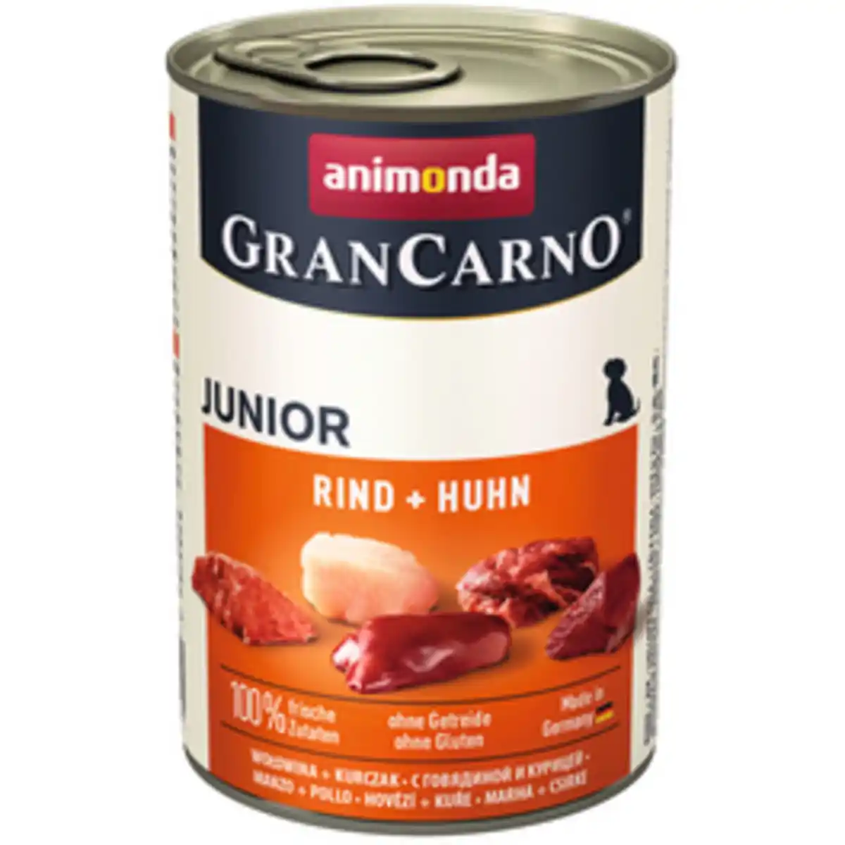 Bild 1 von animonda GranCarno Hunde-Nassfutter »Junior«, Rind/Huhn, 400 g
