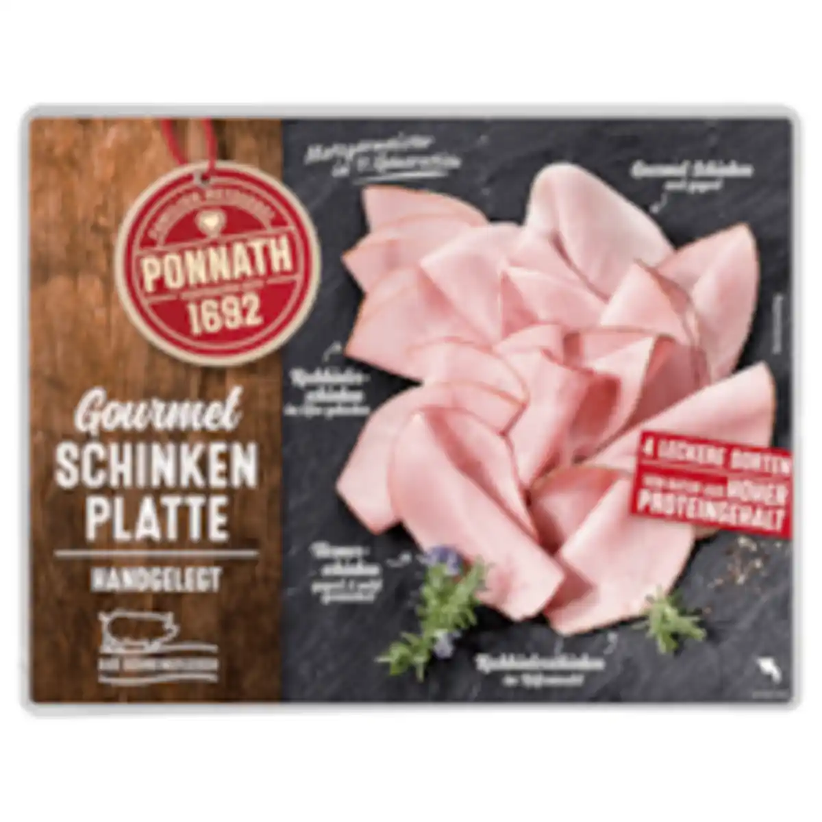 Bild 1 von Ponnath Gourmet Schninkenplatte oder Delikatess Prosciutto Cotto