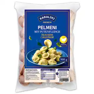 Karaliki Pelmeni mit Fleischfüllung
