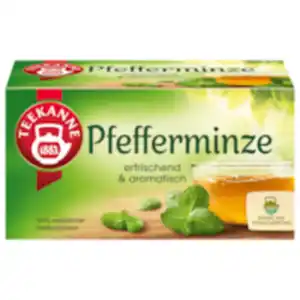 Teekanne Kräutertee Pfefferminze