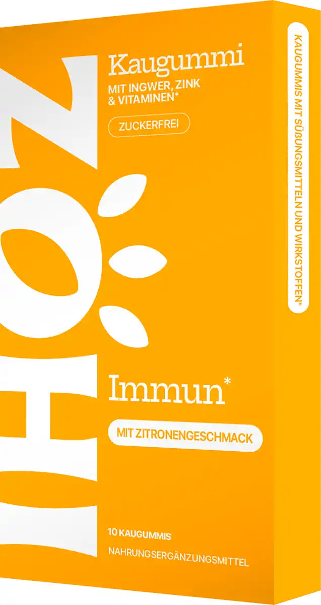 Bild 1 von ZOHI Kaugummi, Immun Zitrone, zuckerfrei, 10 St