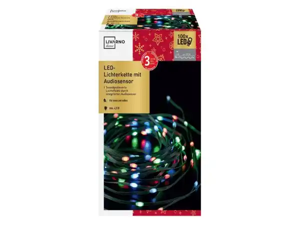 Bild 3 von LIVARNO HOME LED-Lichterkette, mit Audiosensor