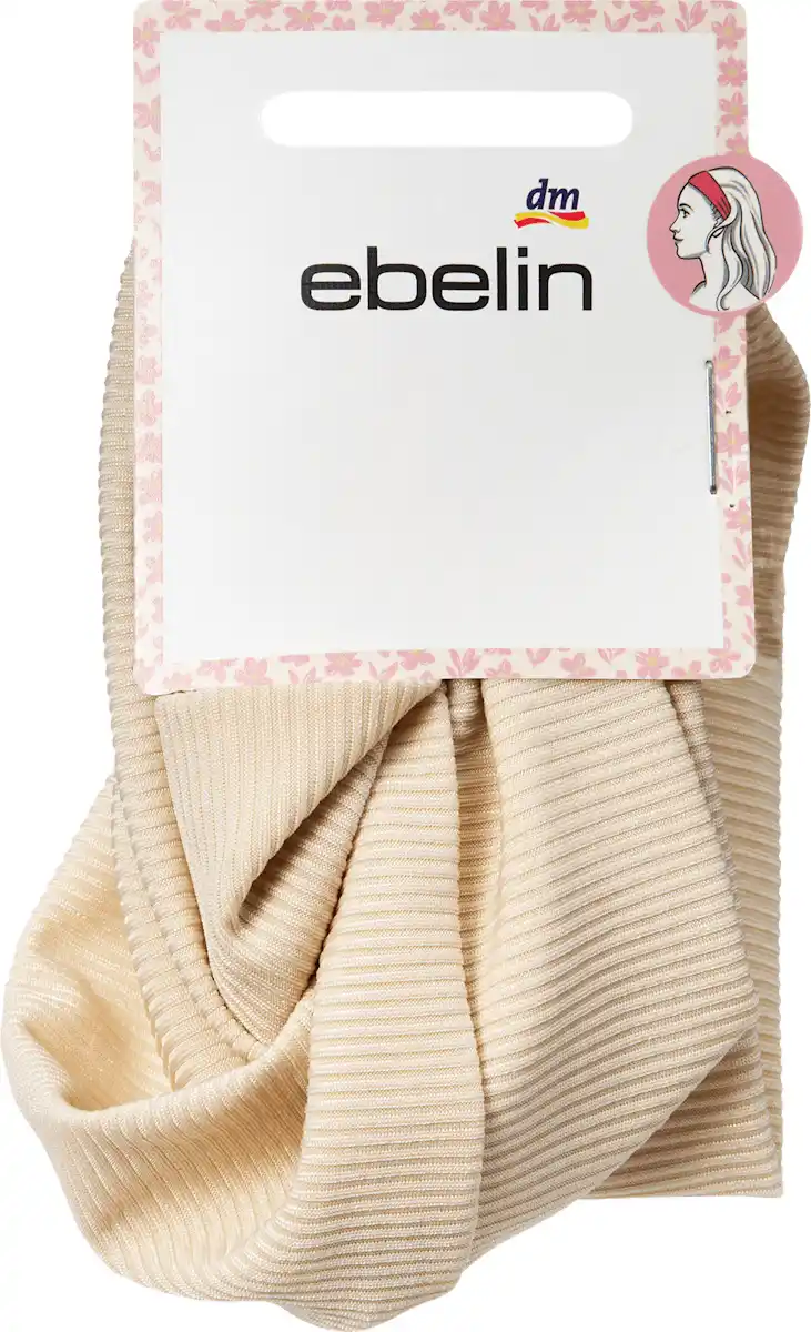 Bild 1 von ebelin Haarband strukturiert, beige, 1 St