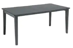 Tisch Futura 165 x 94 x 75 cm, rechteckig, anthrazit