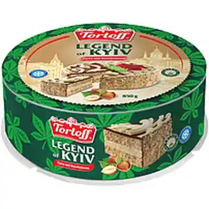 "TORTOFF" Torte "Legend of Kyiv" mit Creme 57,7% und Haselnü...