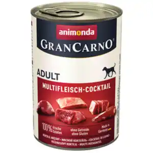 animonda GranCarno Hunde-Nassfutter »Adult«, Mulitfleisch-Cocktail, 400 g