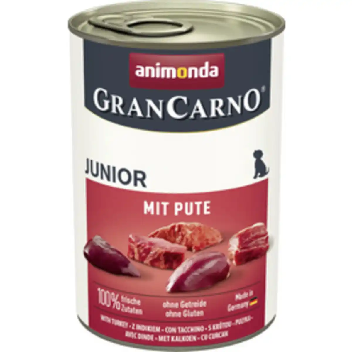 Bild 1 von animonda GranCarno Hunde-Nassfutter, Junior, Pute, 400 g