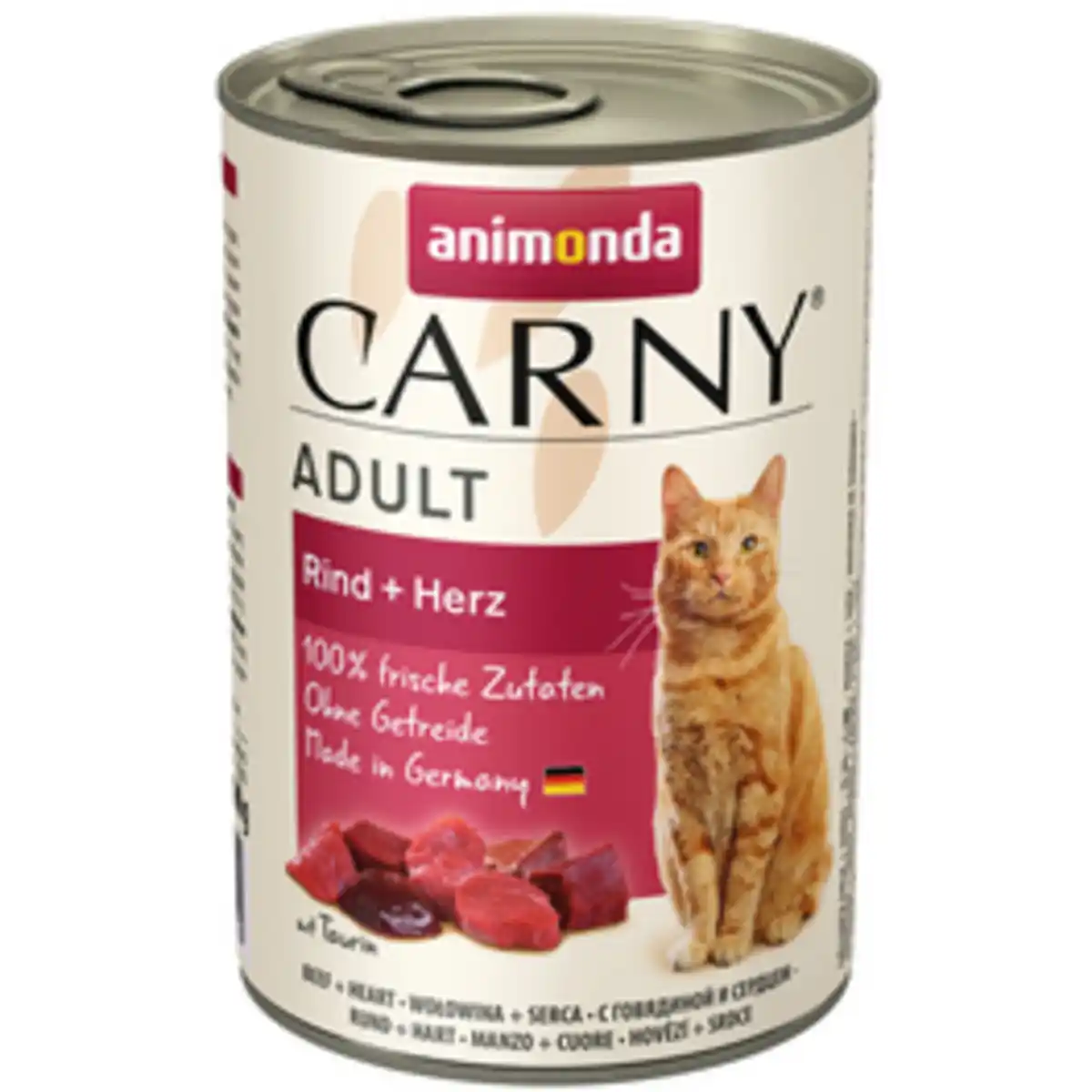 Bild 1 von animonda CARNY Katzen-Nassfutter »Carny«, Rind/Herz, 400 g