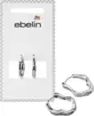 Bild 1 von ebelin Creolen organisch, Silber-Optik, 2 St