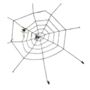 Halloween Spinnennetz oder Spinnenvorhang