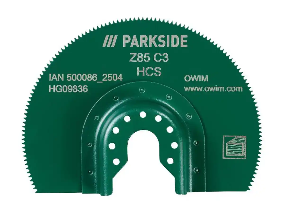 Bild 1 von PARKSIDE® HCS-Segmentsägeblatt Z85 / HCS-Tauchsägeblatt Z32 / HCS/HSS-Tauchsägeblatt Z20 / Diamantsägeblatt Z64 / RIFF-Schleifplat