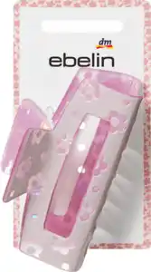 ebelin Haarklammer Cut-Out mit Blumen, flieder, 1 St