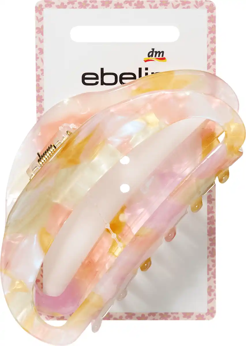 Bild 1 von ebelin Haarklammer mit Cut-Out, bunt, 1 St