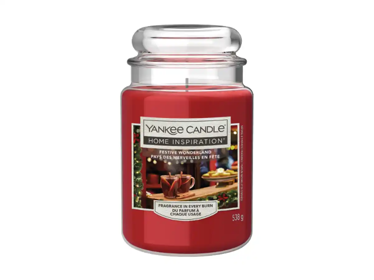 Bild 1 von YANKEE CANDLE Duftkerze Large Jar Festive Wonderland Glas 538g