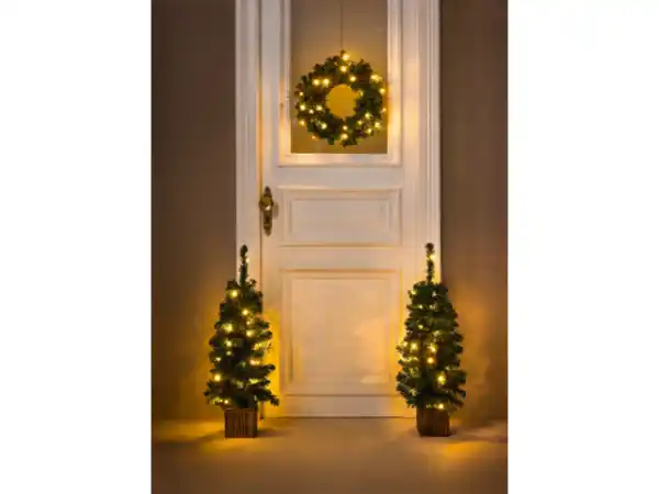 Bild 2 von LIVARNO® LED-Weihnachtsbaum-Adventskranz-Set, 3-tlg.