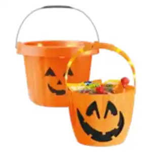 Halloween Eimer mit Licht